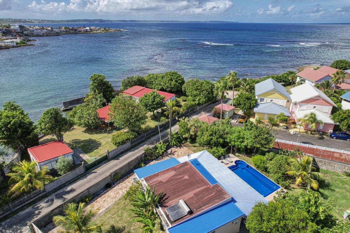 Location Villa Le Moule Guadeloupe__vue du ciel