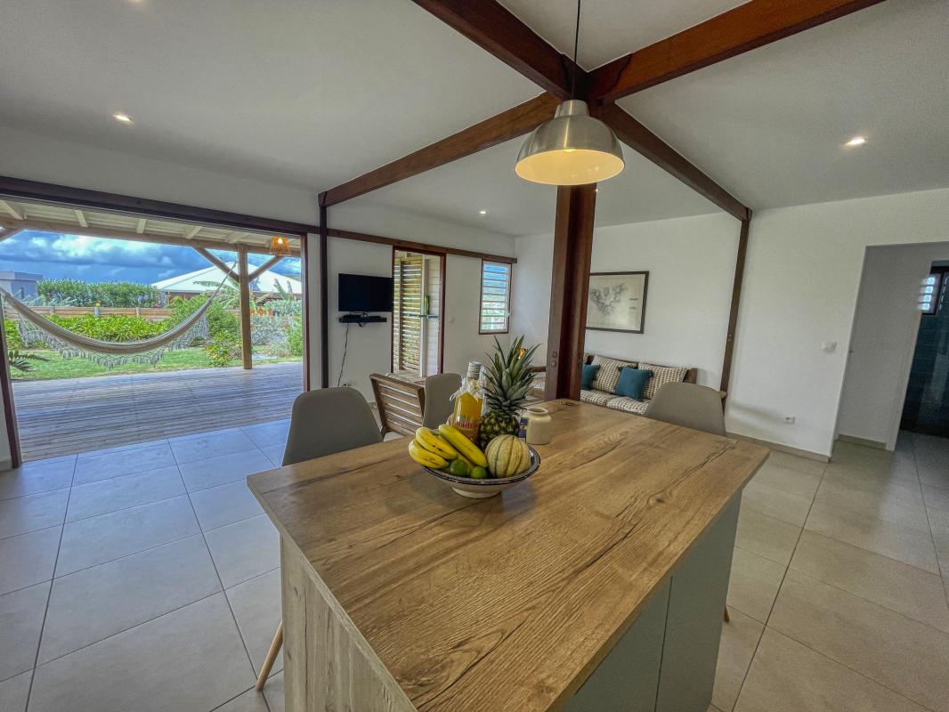 Location villa Le Moule Guadeloupe-pièce de vie
