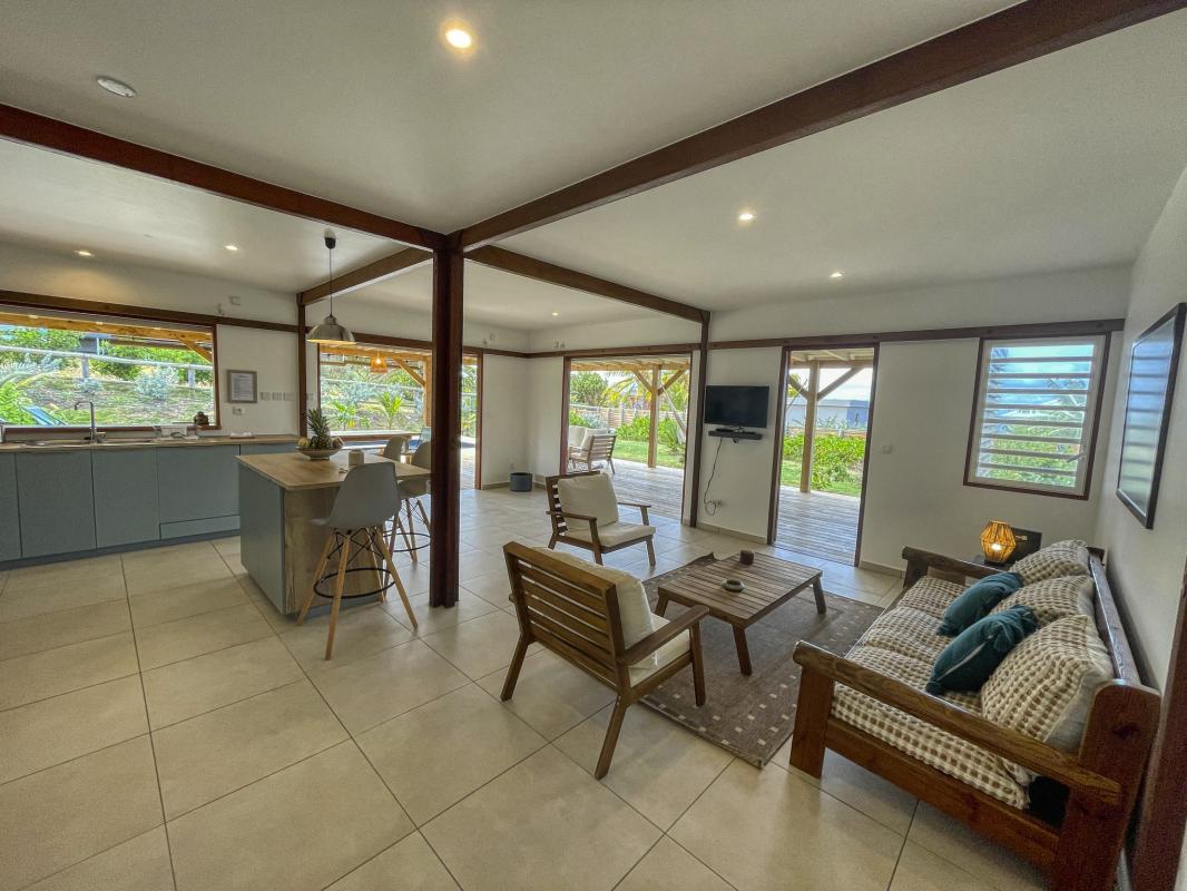 Location villa Le Moule Guadeloupe-salon