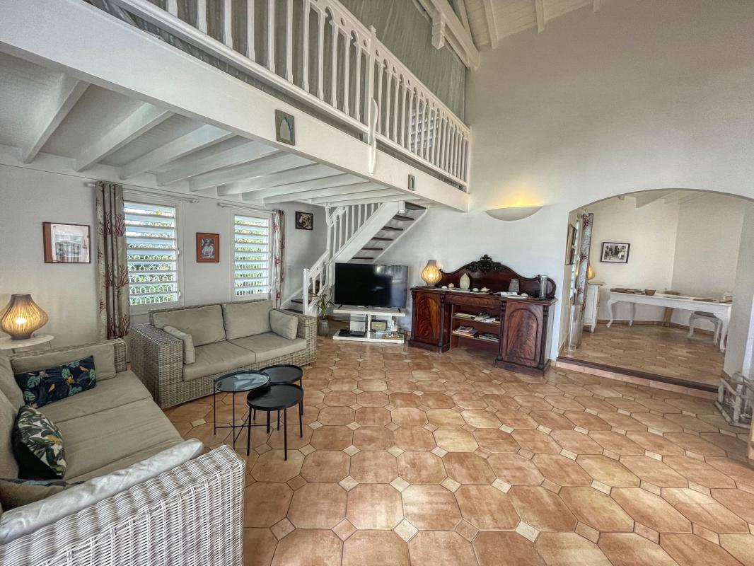 A louer villa vue mer le moule Guadeloupe-salon