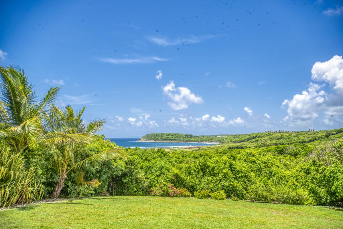 Location villa piscine accès et vue mer Le Moule Guadeloupe_vue mer