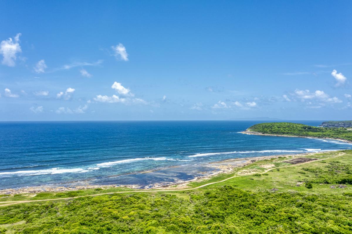 Location villa piscine accès et vue mer Le Moule Guadeloupe_mer