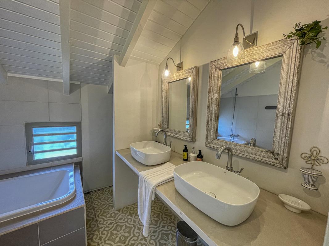 Villa Petit Bourg 16 personnes - salle de douche 