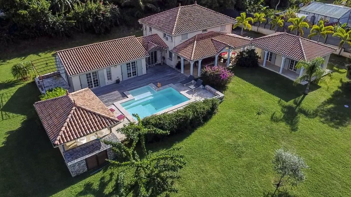 Villa Petit Bourg 16 personnes - vue aérienne 