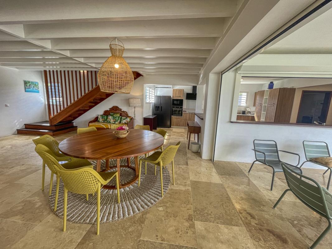 A louer villa 15 personnes Petit Bourg Guadeloupe Séjour
