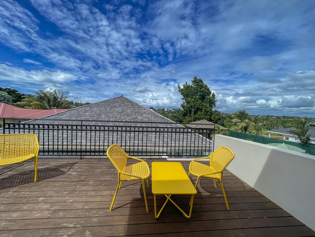 A louer villa 15 personnes Petit Bourg Guadeloupe Terrasse