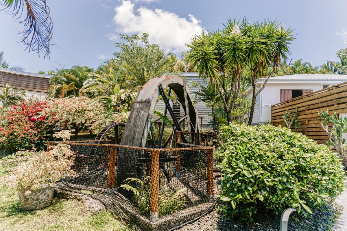 Lodge à louer pour 2 personnes avec piscine privée à Petit Bourg Guadeloupe
