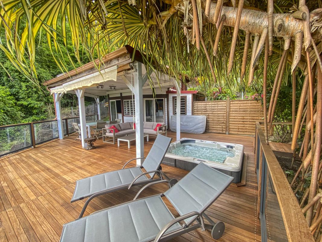 A louer villa 2 chambres Pointe Noire Guadeloupe_ Terrasse 