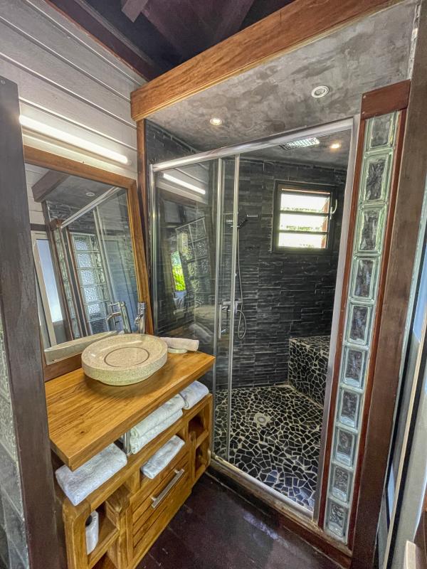 Location Touloulou Pointe Noire Guadeloupe-salle de douche