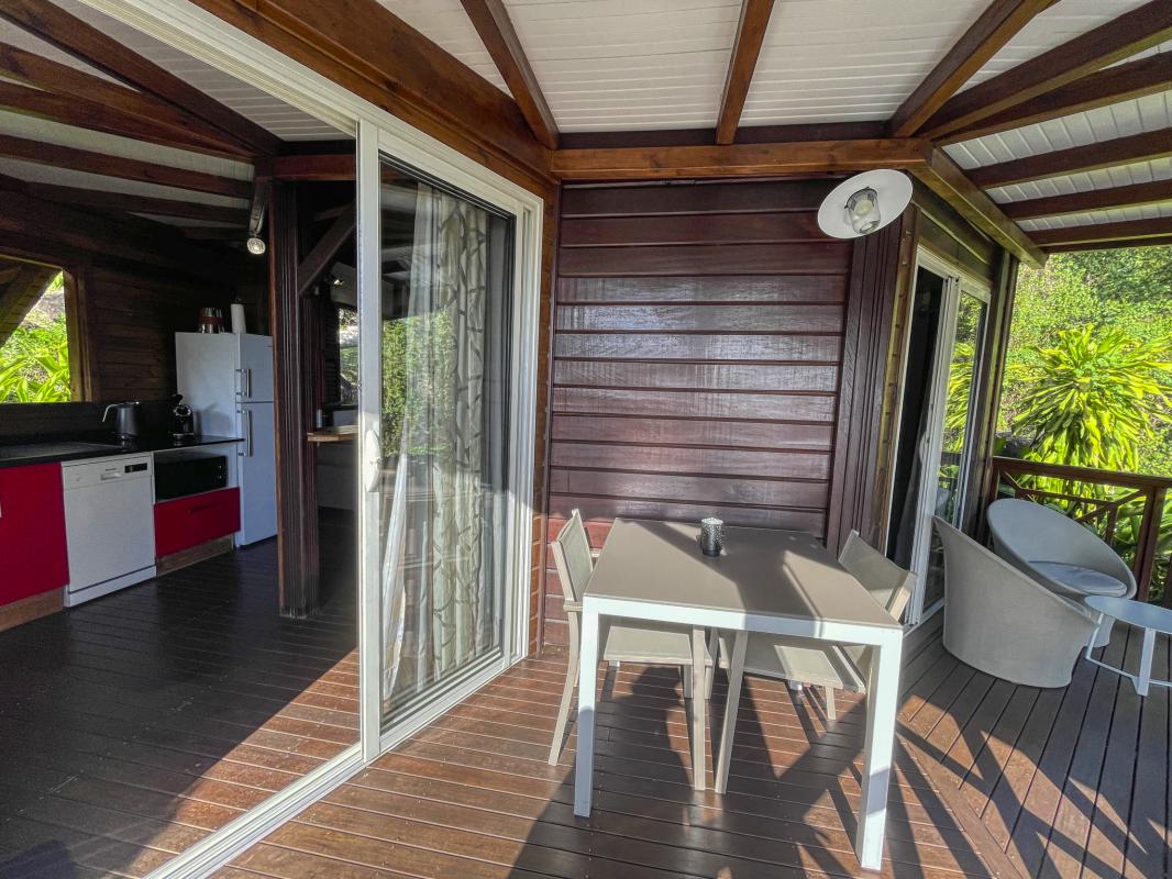 Location Touloulou Pointe Noire Guadeloupe-terrasse