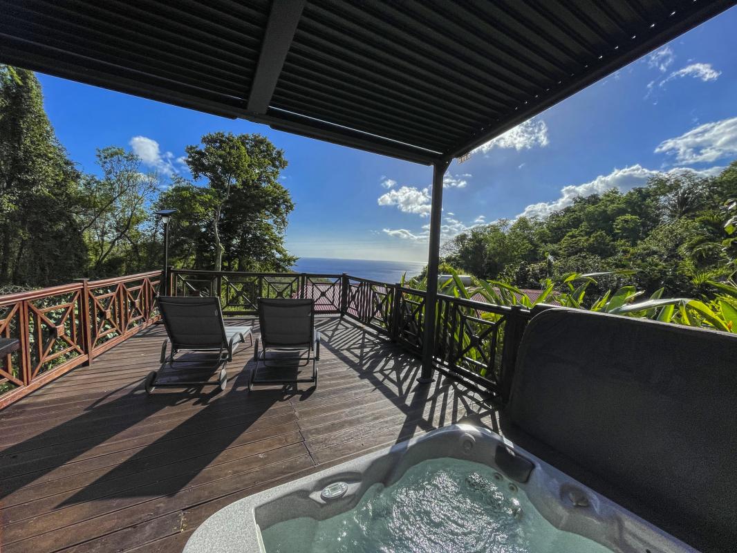 Location Touloulou Pointe Noire Guadeloupe-terrasse