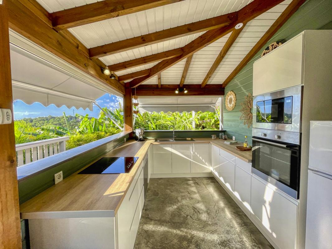 A louer villa 2 chambres Pointe Noire Guadeloupe_ Cuisine 