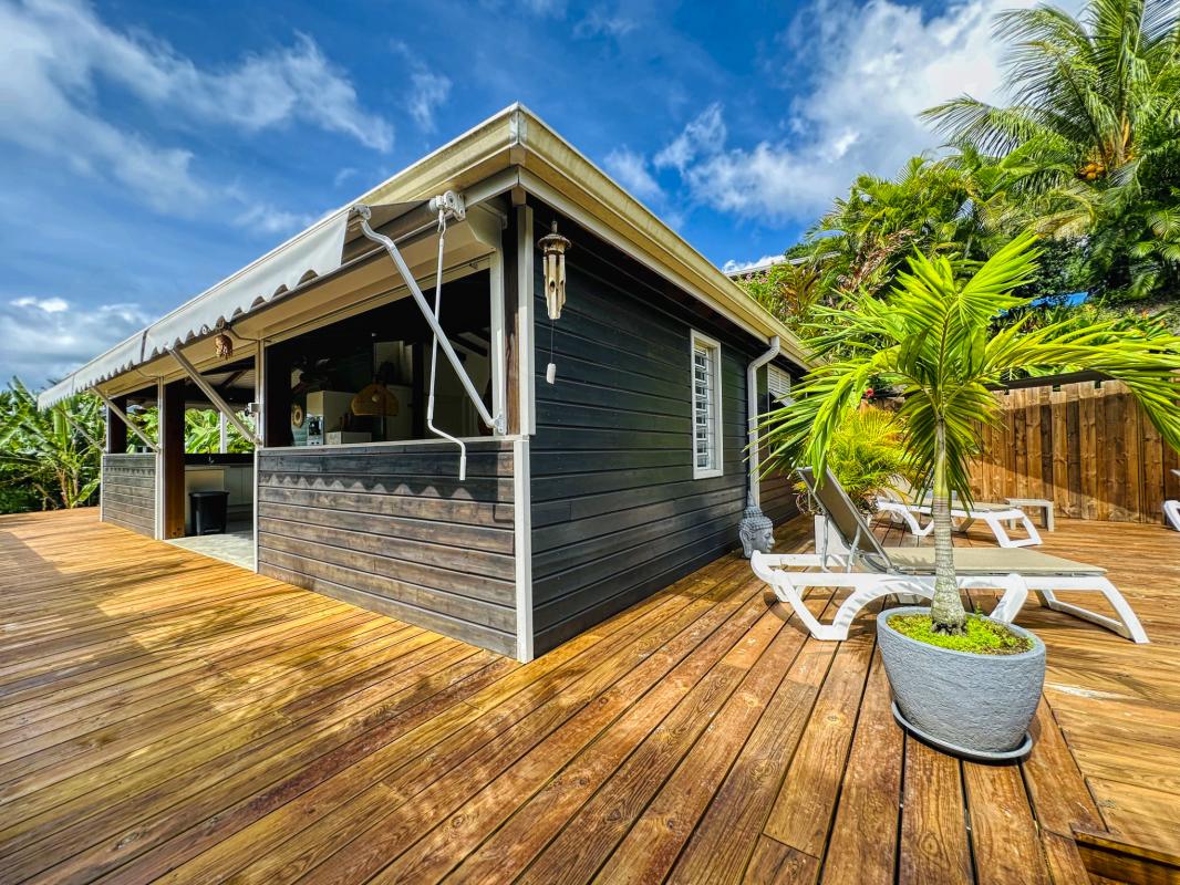 A louer villa 2 chambres Pointe Noire Guadeloupe_ Terrasse 