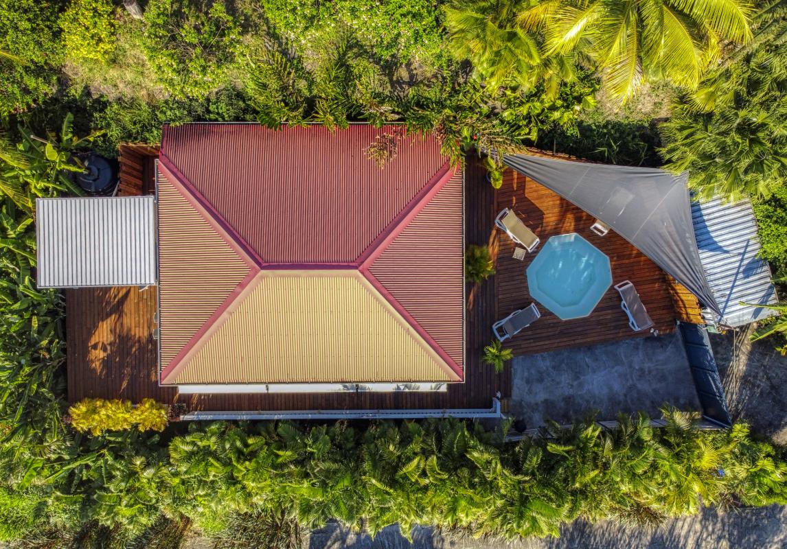 A louer villa 2 chambres Pointe Noire Guadeloupe_ Vue d'ensemble 