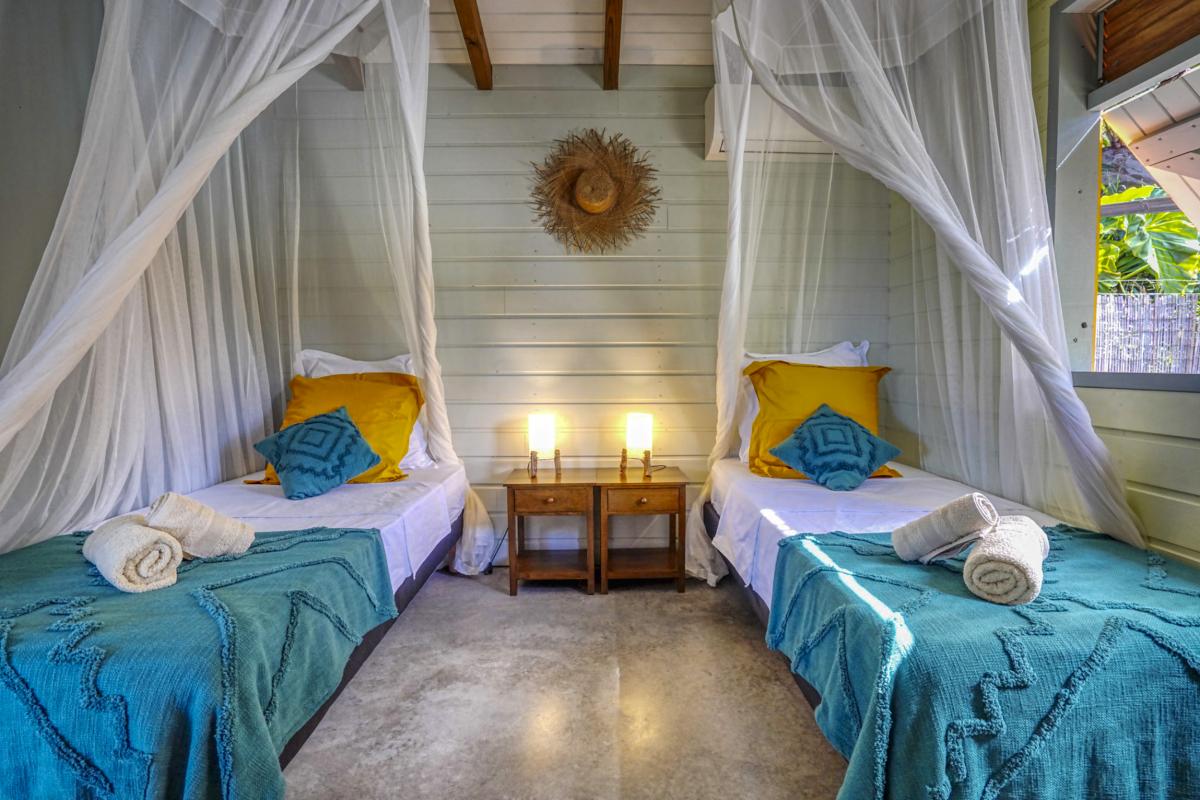 Location villa pointe noire en Guadeloupe - Chambre