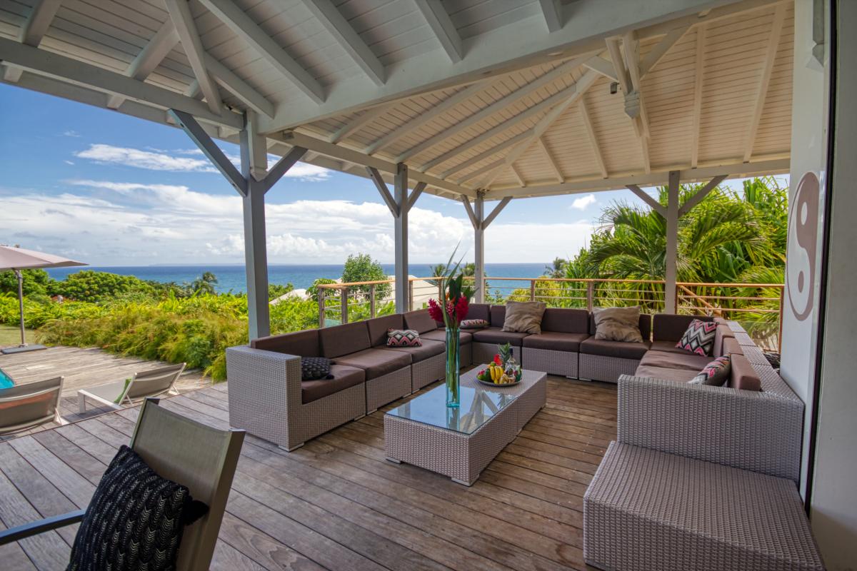 Villa de luxe vue mer avec piscine à Ste Anne en Guadeloupe 