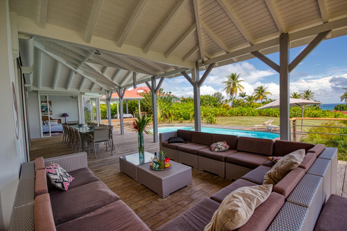 Villa de luxe vue mer avec piscine à Ste Anne en Guadeloupe 