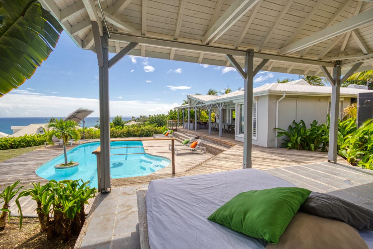 Villa de luxe vue mer avec piscine à Ste Anne en Guadeloupe 