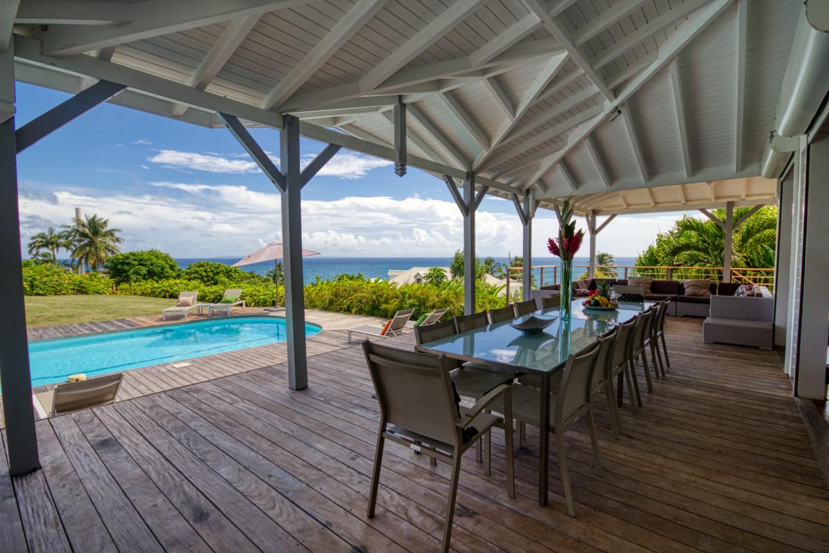 Villa de luxe vue mer avec piscine à Ste Anne en Guadeloupe 