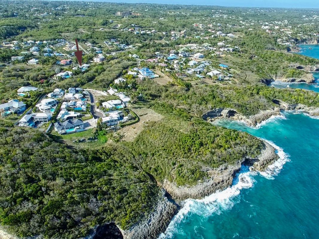 Location villa sainte anne guadeloupe 6 chambres 12 personnes avec piscine et vue mer