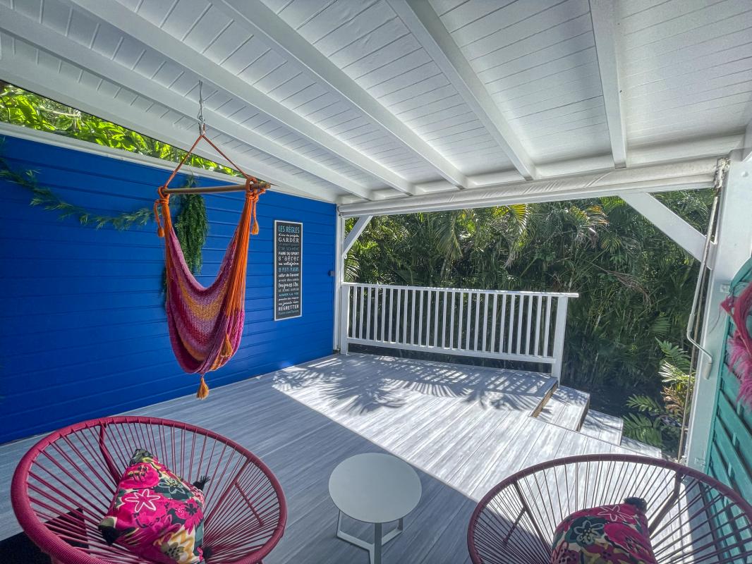 Location villa sainte anne guadeloupe avec piscine et vue mer - Bungalow