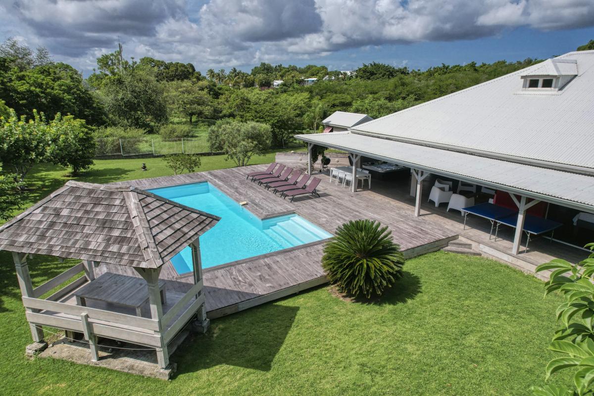 Location Villa Sainte Anne Guadeloupe__vue globale