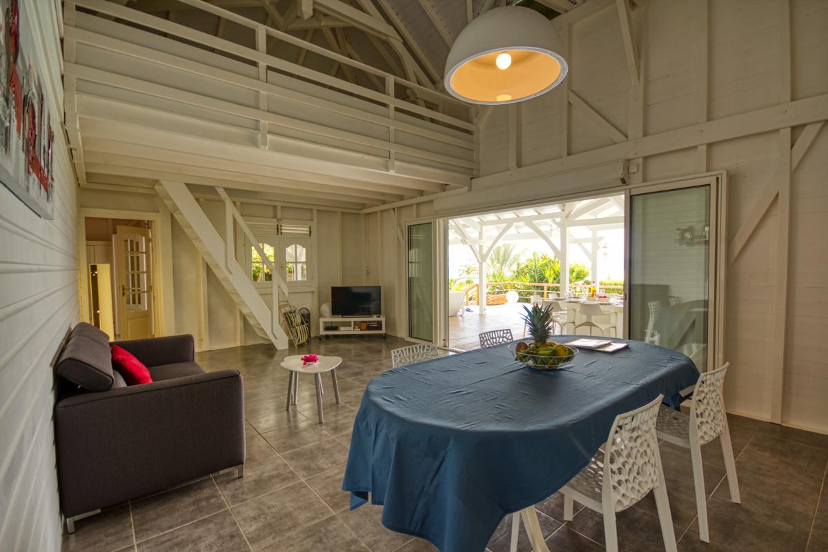Location villa de standing 6 personnes Vue Mer Ste Anne St François Guadeloupe
