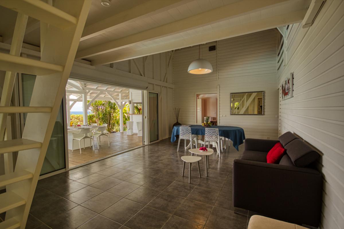 Location villa de standing 6 personnes Vue Mer Ste Anne St François Guadeloupe