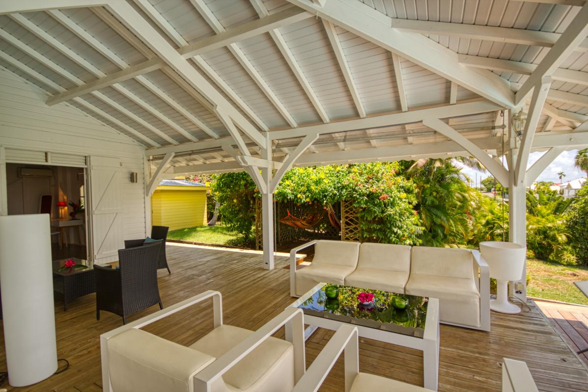 Location villa de standing 6 personnes Vue Mer Ste Anne St François Guadeloupe