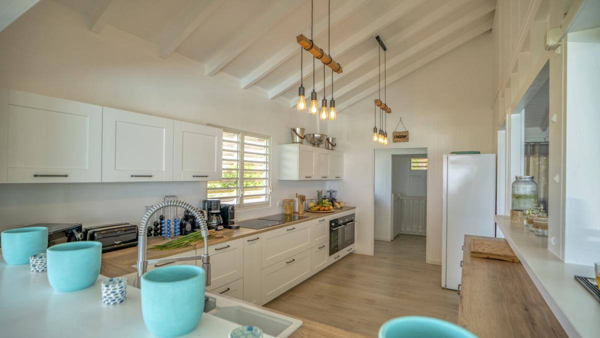 Location villa Guadeloupe Sainte Anne - Villa 7 chambres 20 personnes - Le Helleux - vue mer proche plage du Pierre et Vacances