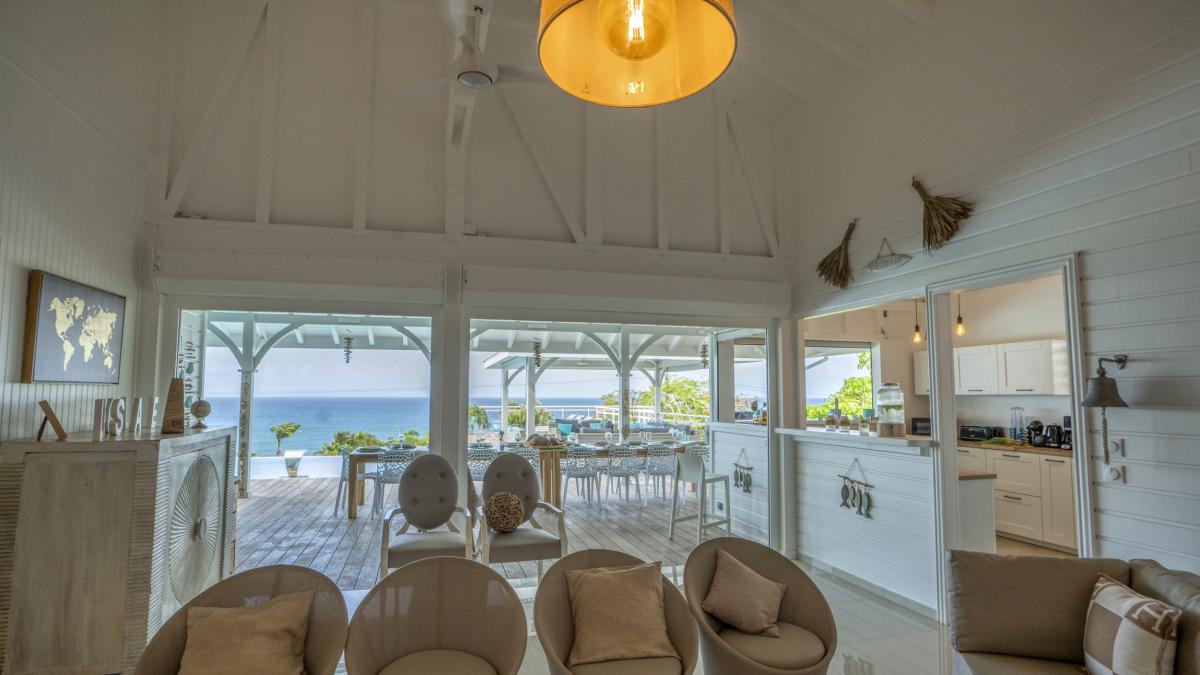 Location villa Guadeloupe Sainte Anne - Villa 7 chambres 20 personnes - Le Helleux - vue mer proche plage du Pierre et Vacances