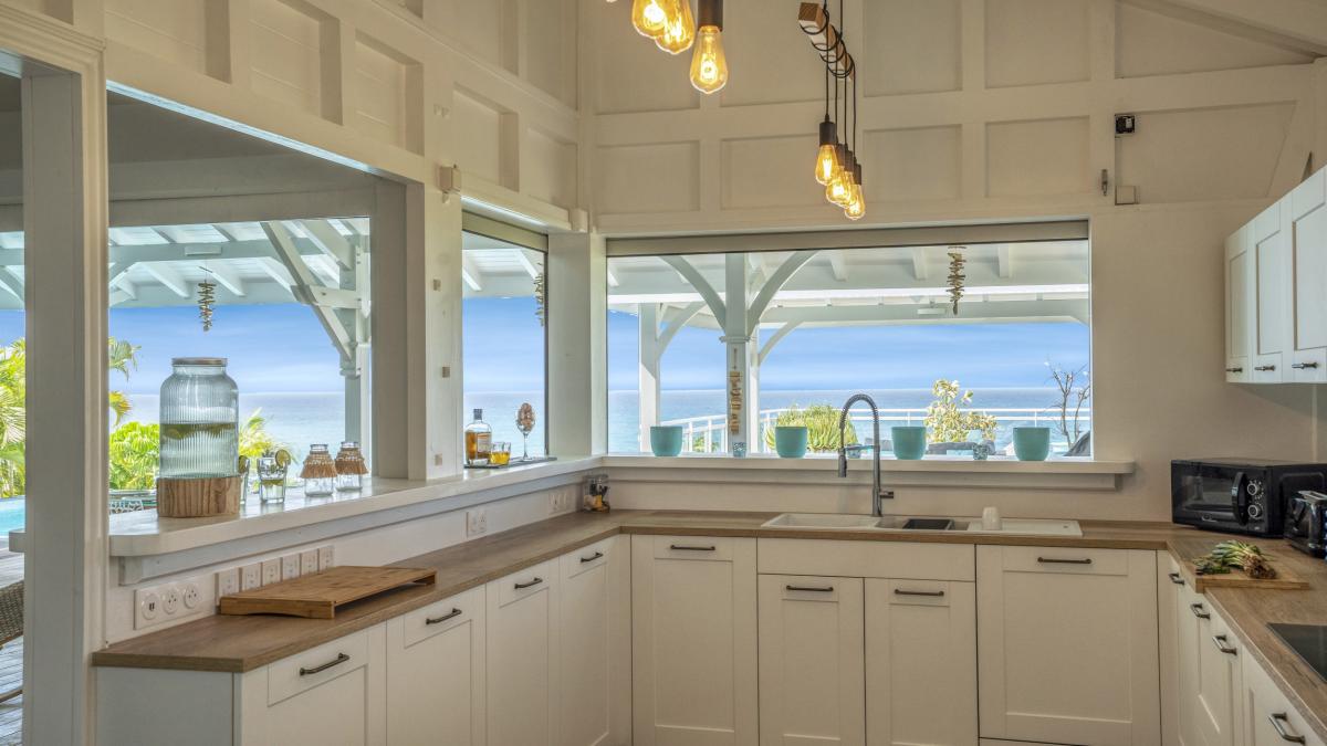 Location villa Guadeloupe Sainte Anne - Villa 7 chambres 20 personnes - Le Helleux - vue mer proche plage du Pierre et Vacances