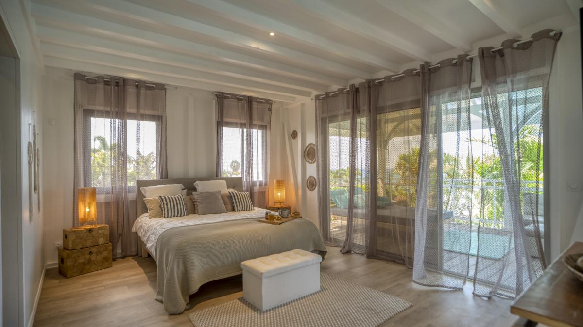 Location villa Guadeloupe Sainte Anne - Villa 7 chambres 20 personnes - Le Helleux - vue mer proche plage du Pierre et Vacances