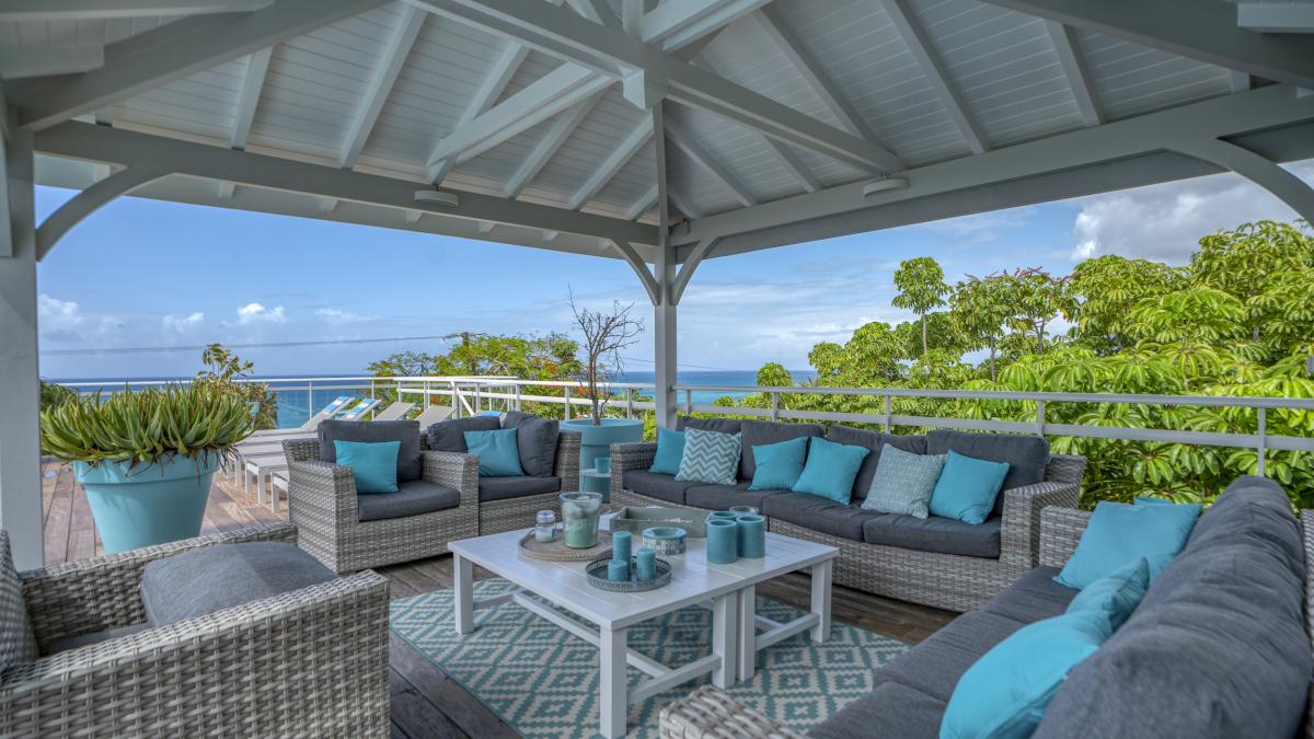 Location villa Guadeloupe Sainte Anne - Villa 7 chambres 20 personnes - Le Helleux - vue mer proche plage du Pierre et Vacances