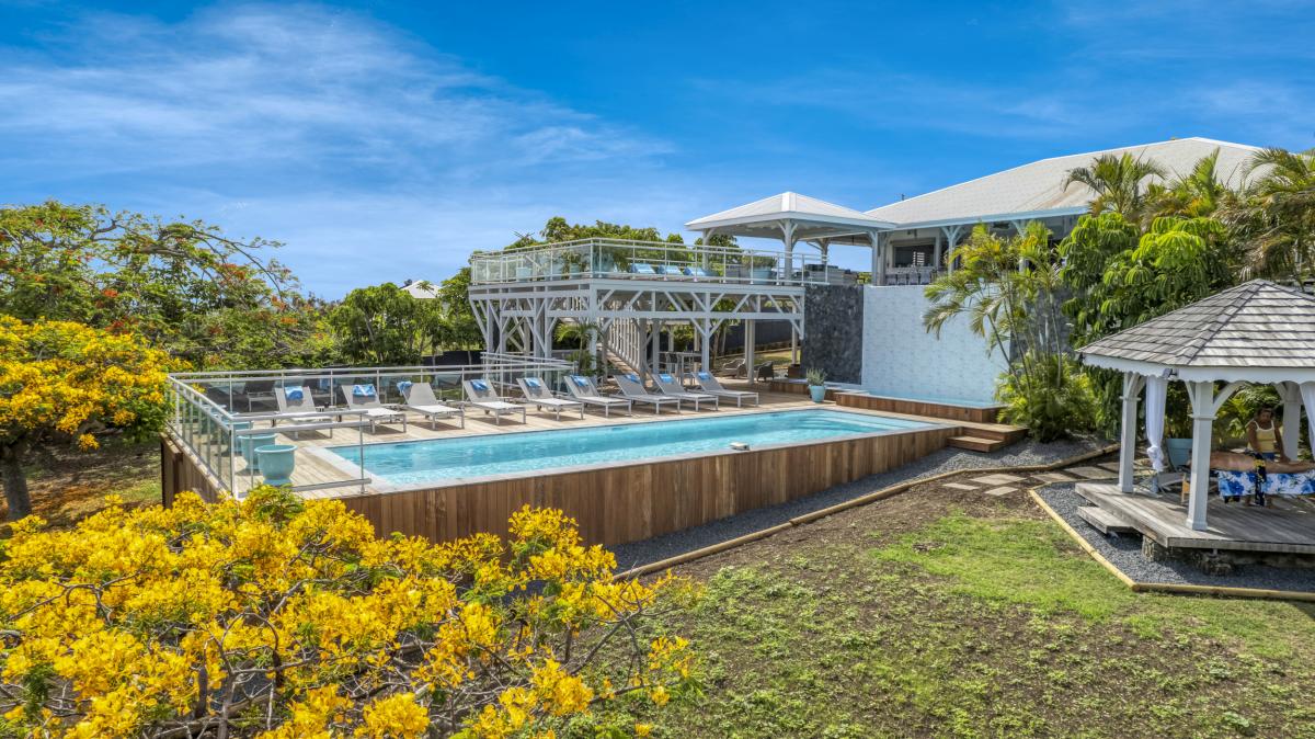 Location villa Guadeloupe Sainte Anne - Villa 7 chambres 20 personnes - Le Helleux - vue mer proche plage du Pierre et Vacances