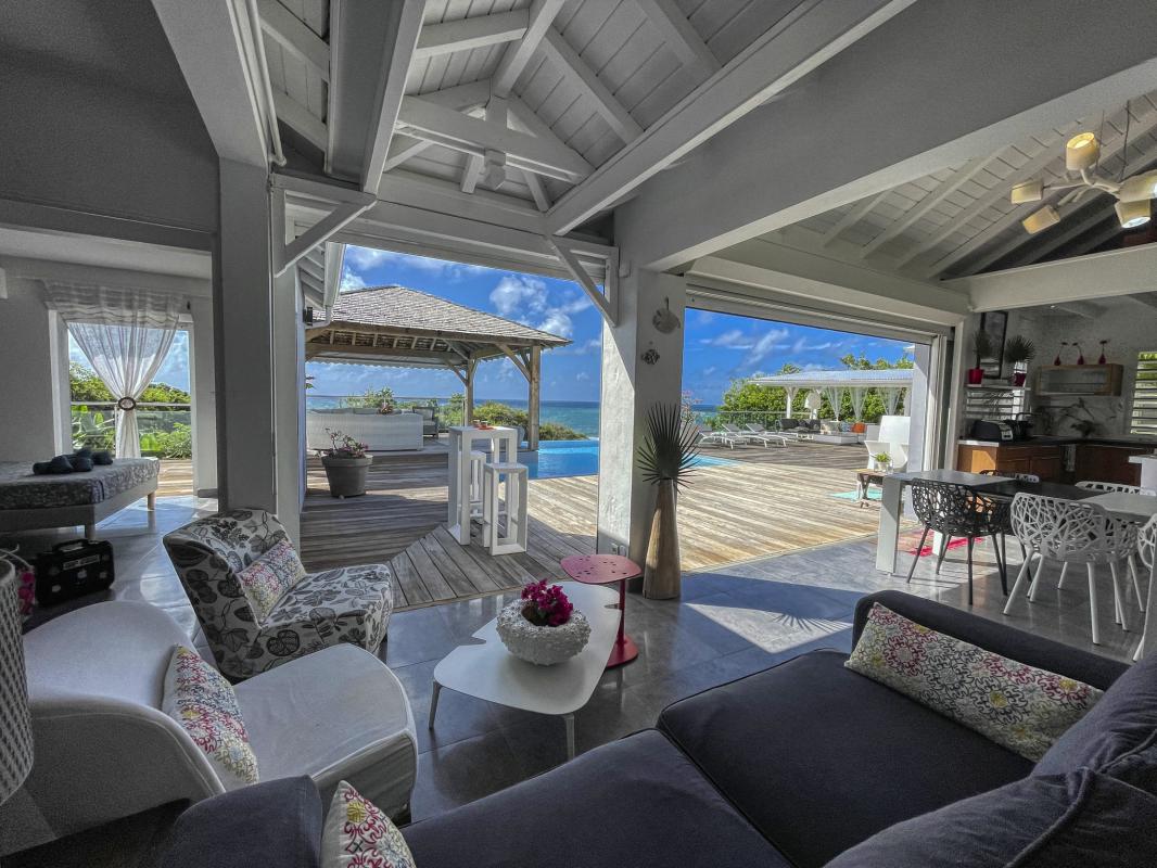 Villa à louer Sainte Anne Guadeloupe__salon int