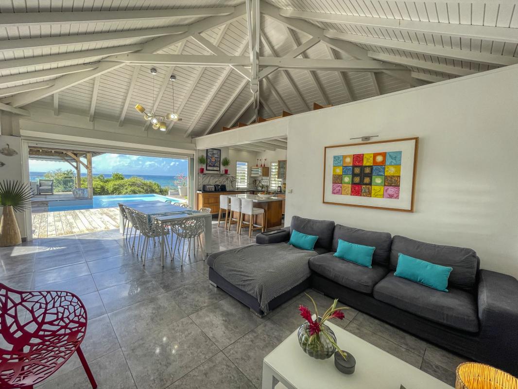 Villa à louer Sainte Anne Guadeloupe__sejour