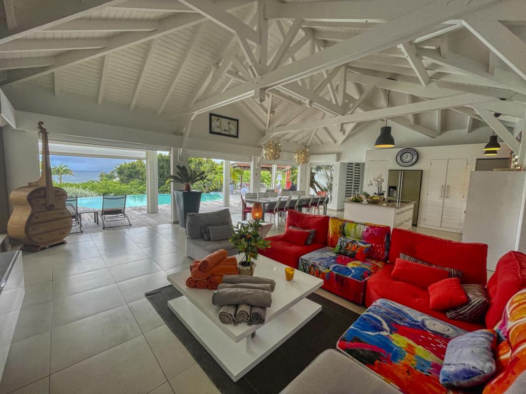 19 A louer villa Guadeloupe Sainte Anne - 14 personnes villa de prestige