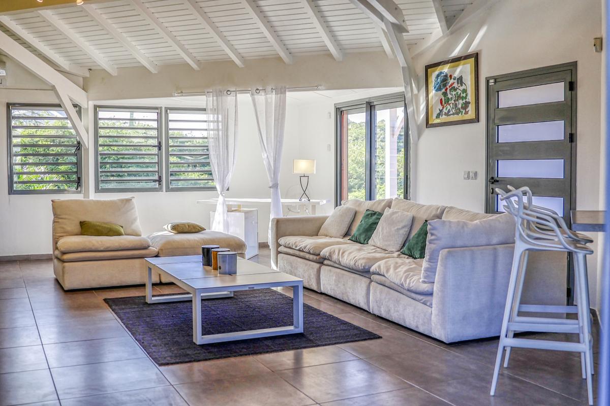A louer Villa Sainte Anne Guadeloupe - Salon