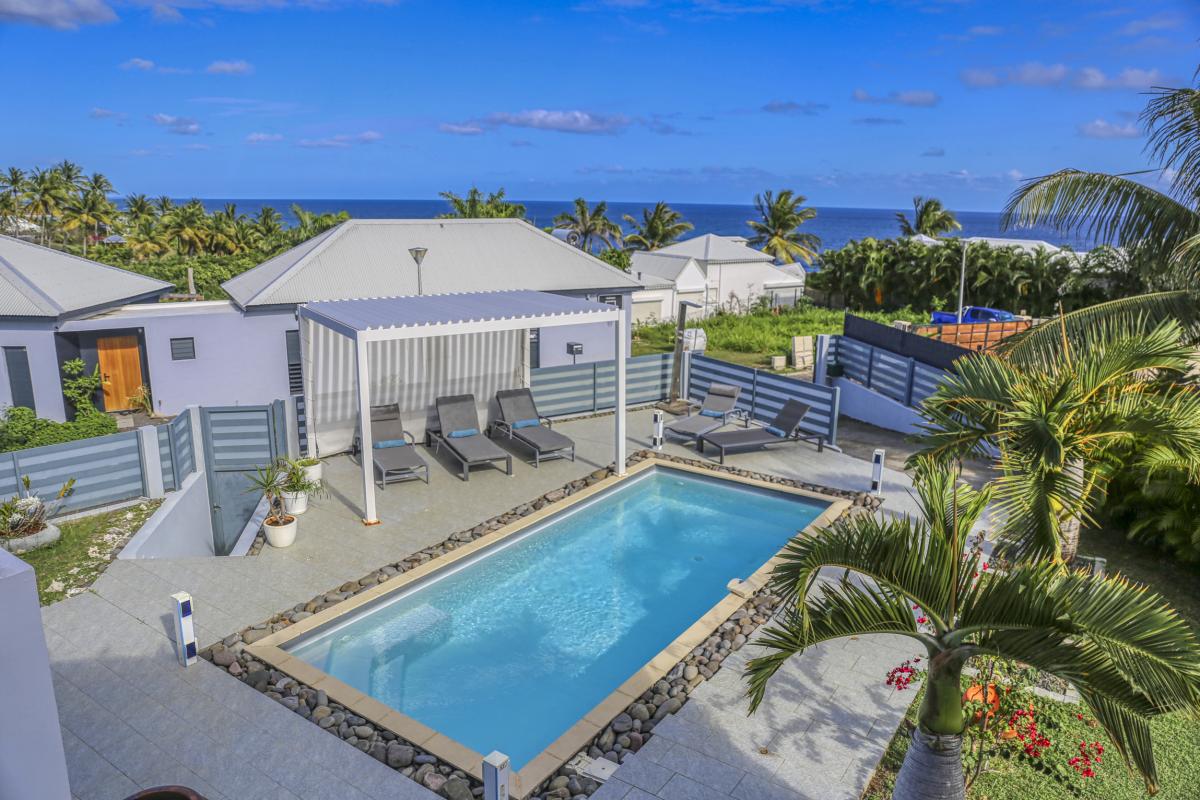 A louer Villa Sainte Anne Guadeloupe - Vue étage