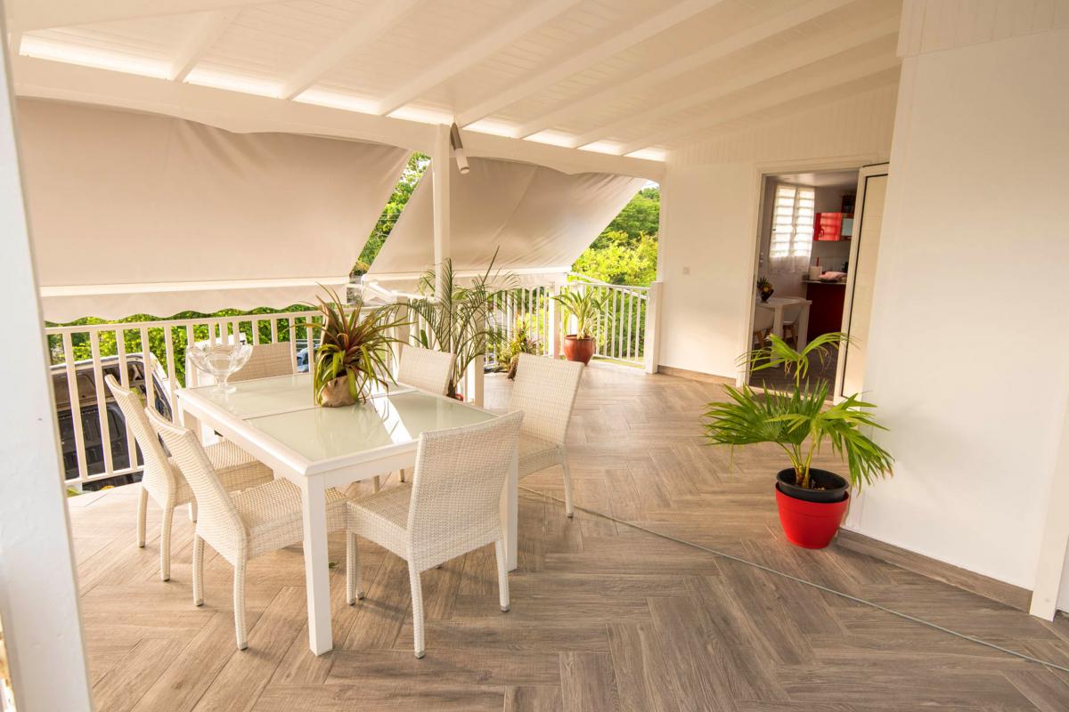 Villa avec piscine à louer en Guadeloupe - Terrasse