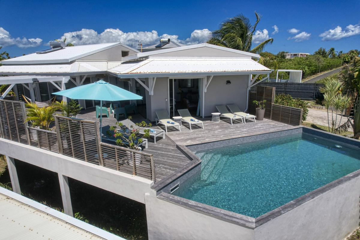 Location villa Guadeloupe Sainte Anne - 4 chambres 9 personnes - vue mer