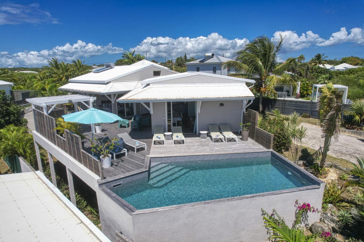 Location villa Guadeloupe Sainte Anne - 4 chambres 9 personnes - vue mer