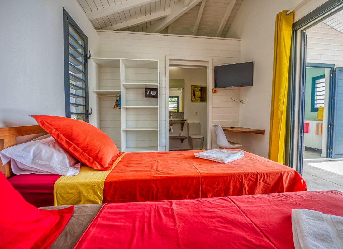 Villa 1 chambre pour 2 personnes avec piscine vue mer Ste Anne Guadeloupe