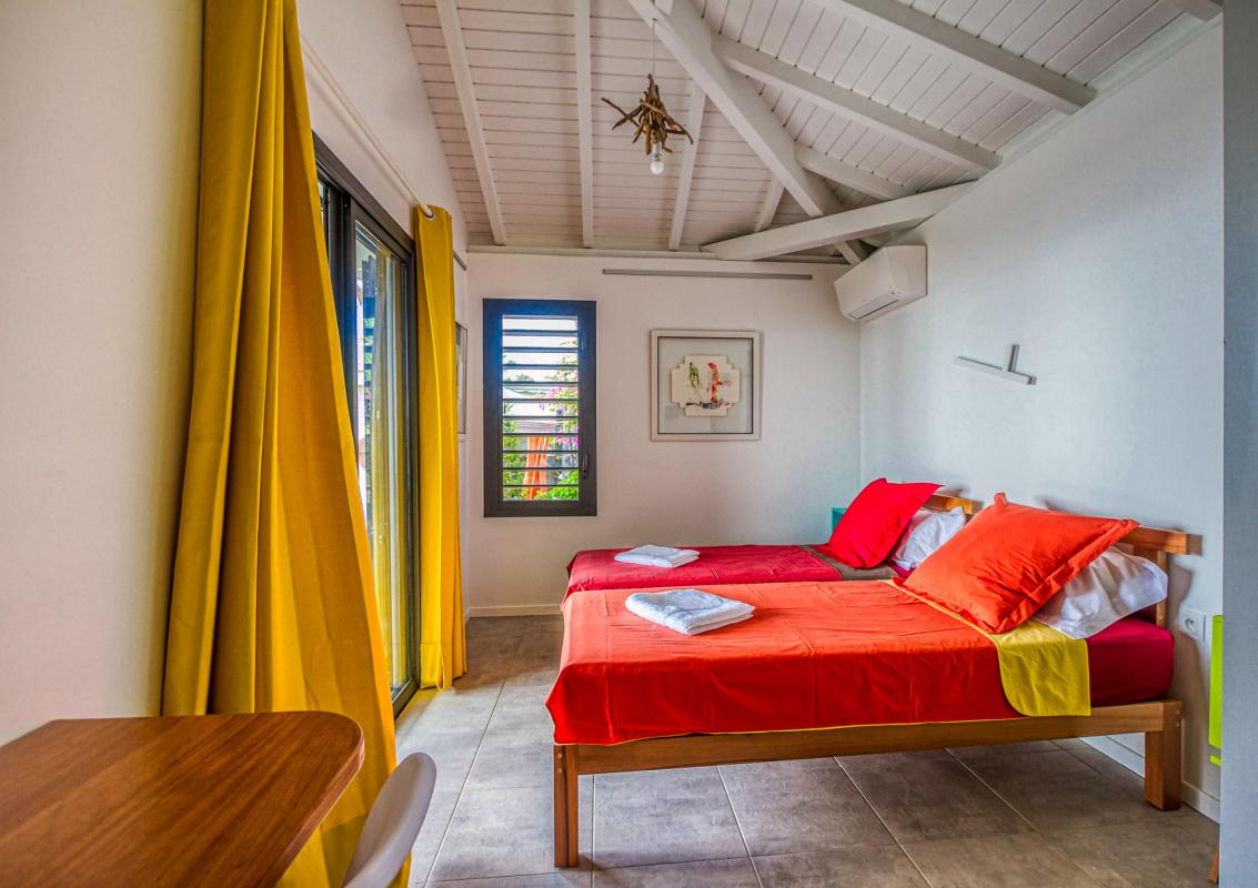 Villa 1 chambre pour 2 personnes avec piscine vue mer Ste Anne Guadeloupe