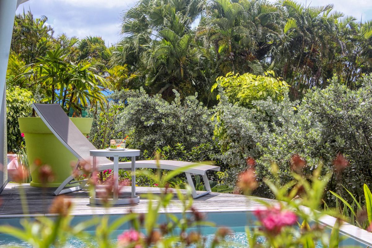 Villa 1 chambre pour 2 personnes avec piscine vue mer Ste Anne Guadeloupe