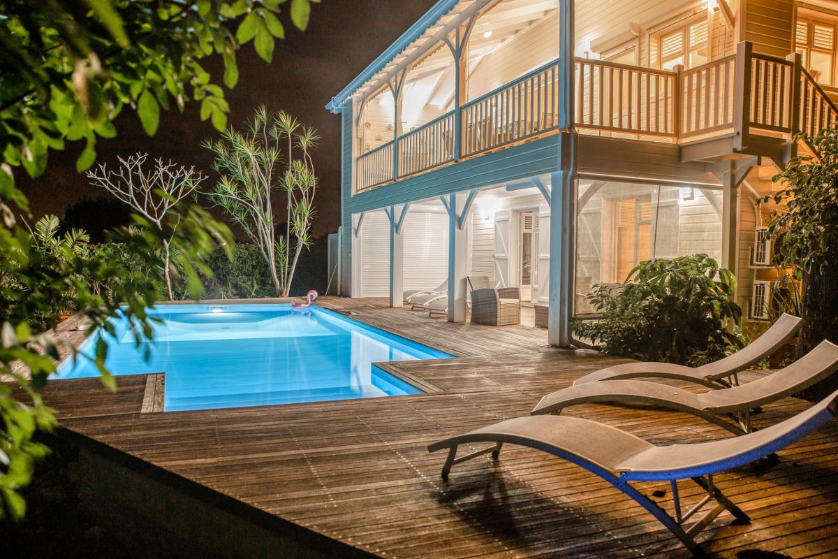 Villa de 5 chambres avec piscine à louer à ste anne guadeloupe avec vue mer
