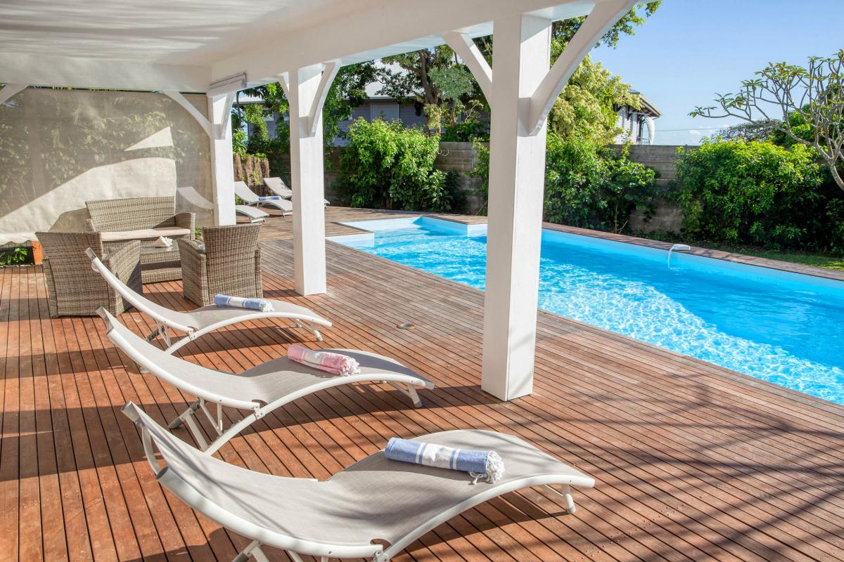 Villa de 5 chambres avec piscine à louer à ste anne guadeloupe avec vue mer