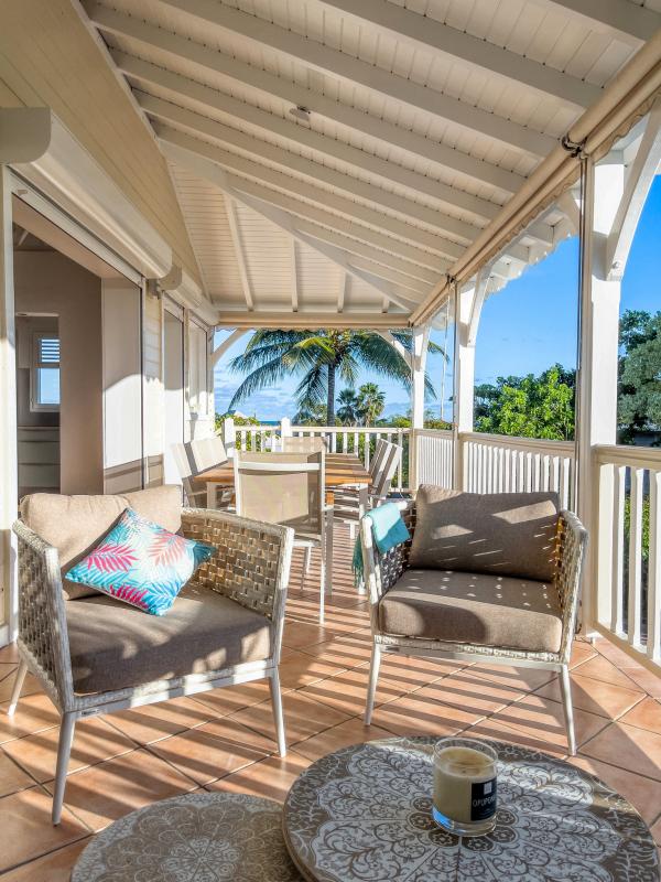 Villa de 5 chambres avec piscine à louer à ste anne guadeloupe avec vue mer