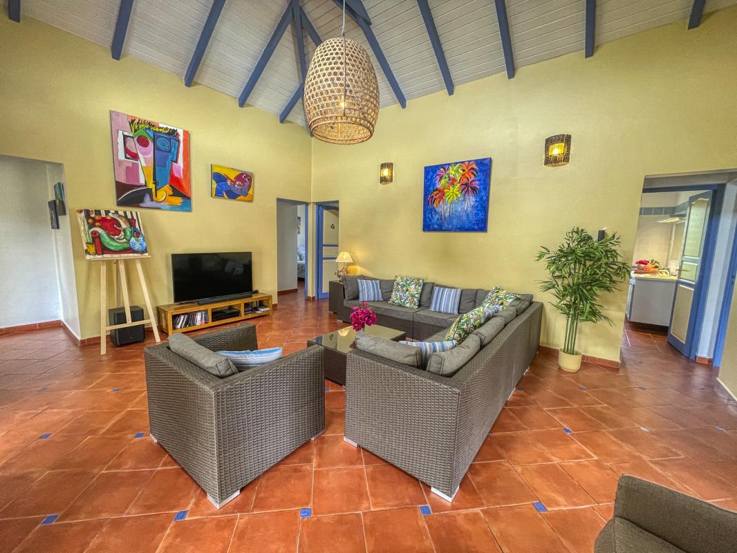 A louer villa sainte anne Guadeloupe-salon